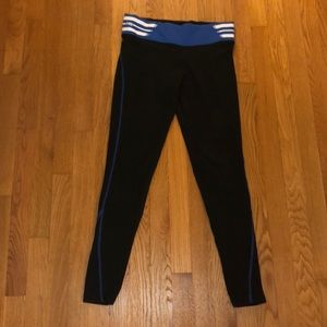 Victoria Secret black and blue leggings